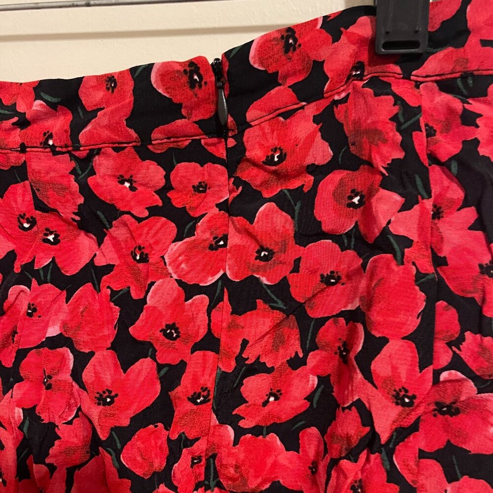 ZARA Accessories Red Floral Matching Set – Top & Skirt – Size L NWT - Picture 10 of 10